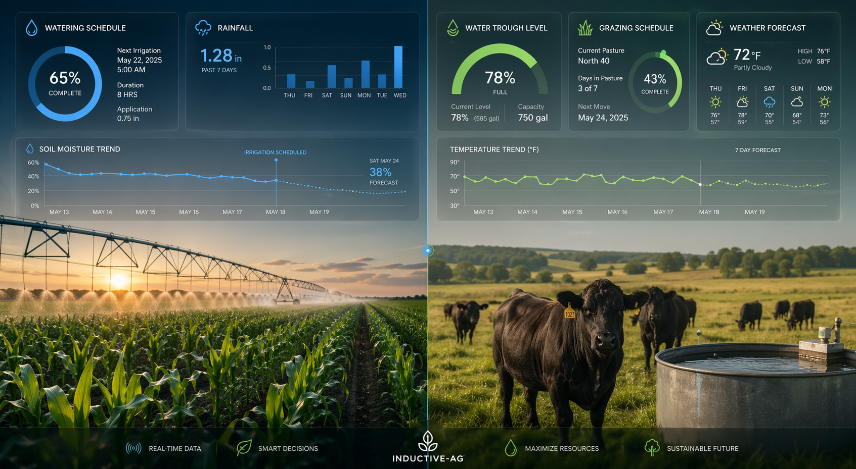 Field/Ranch Image with Data Overlays